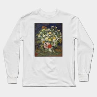 Bouquet of Flowers in a Vase Long Sleeve T-Shirt